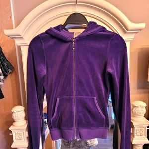 Juicy Couture Royal Purple Hoodie with Bling J